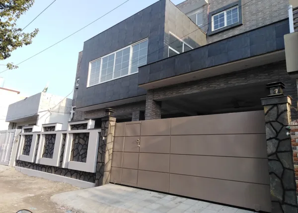 ahtesham colony main gate and house exterior hescon engineering