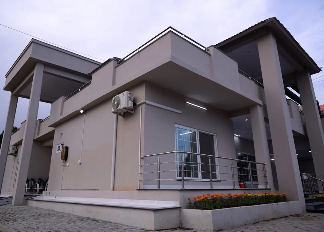 mansehra township project corner view of modern home by hescon engineering