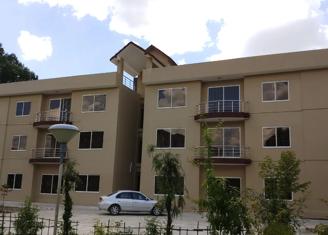 8 nursing hostel inor building front view by hescone engineering